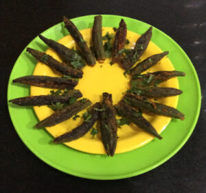 CHATPATI BHARAWAN BHINDI (OKRA)