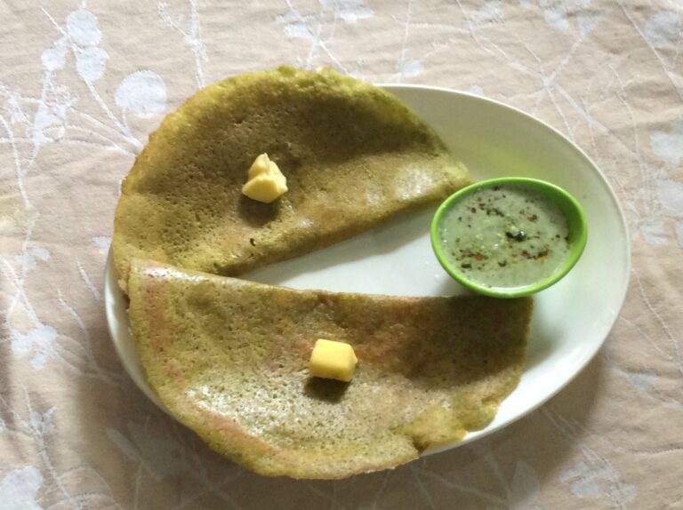 protein-rich moong dosa